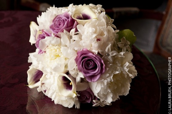 When 2012 wedding couples choose pastel bouquet shades it's most often for