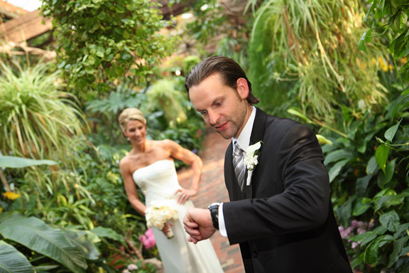 Taking Photos Together Before the Ceremony Taking Photos
