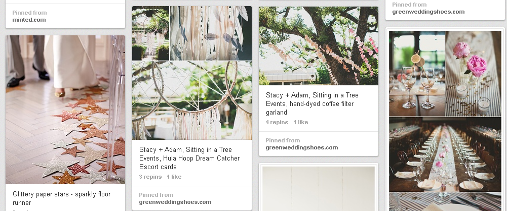 Pinterest a wedding tool Using Pinterest for Wedding Planning